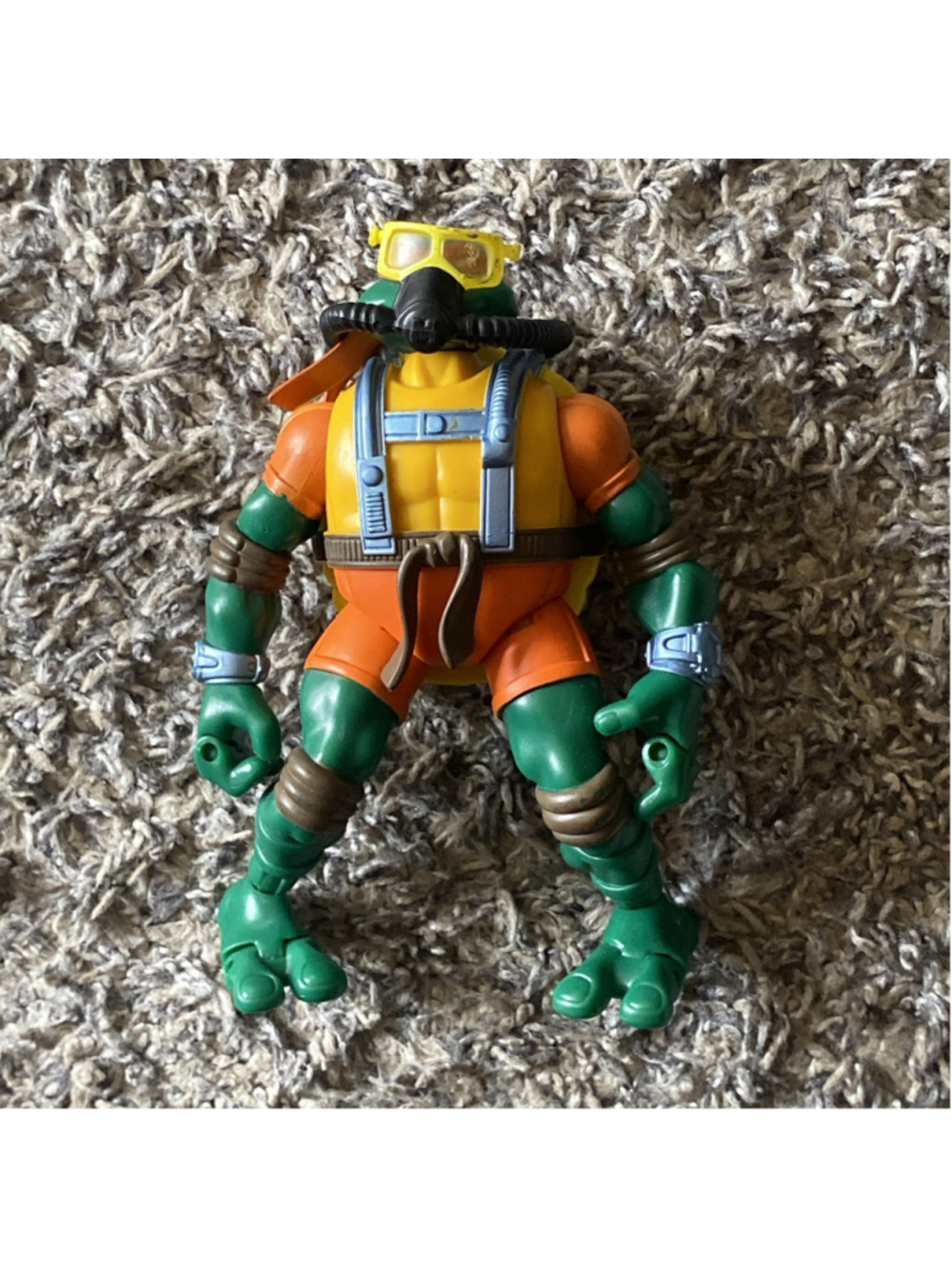 Michelangelo TMNT Teenage Mutant Ninja Turtles Scuba Dive Figure 2004 Playmates